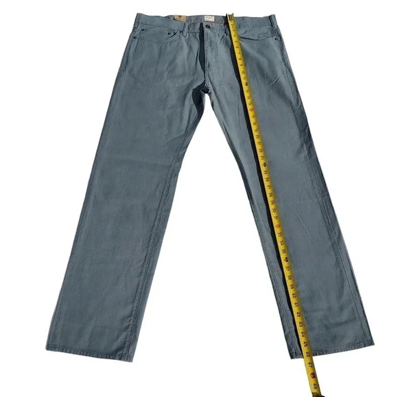 NWT Dockers Pacific 5 Pocket Straight Fit Grey Pants Men W38 L34 - Picture 9 of 10